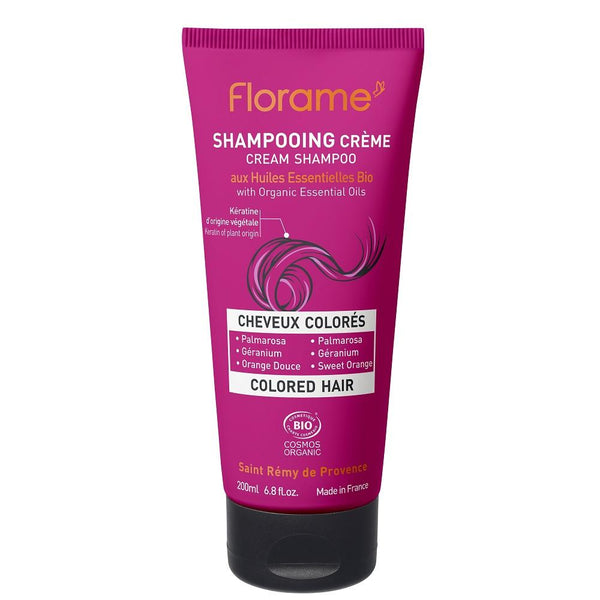 FLORAME Colored Hair Cream Shampoo 有機鎖色洗髮露 [200ml] - MINT Organics