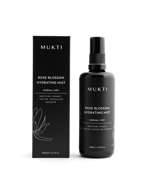 MUKTI Rose Blossom Hydrating Mist [100ml] - MINT Organics
