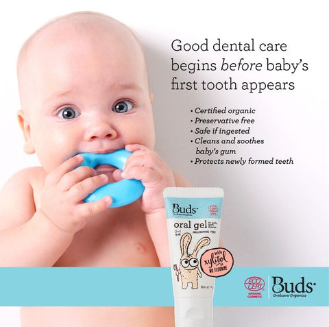 BUDS Oral Gel for Baby Teeth & Gums 潔齒啫喱 (0-1歲) [30ml]