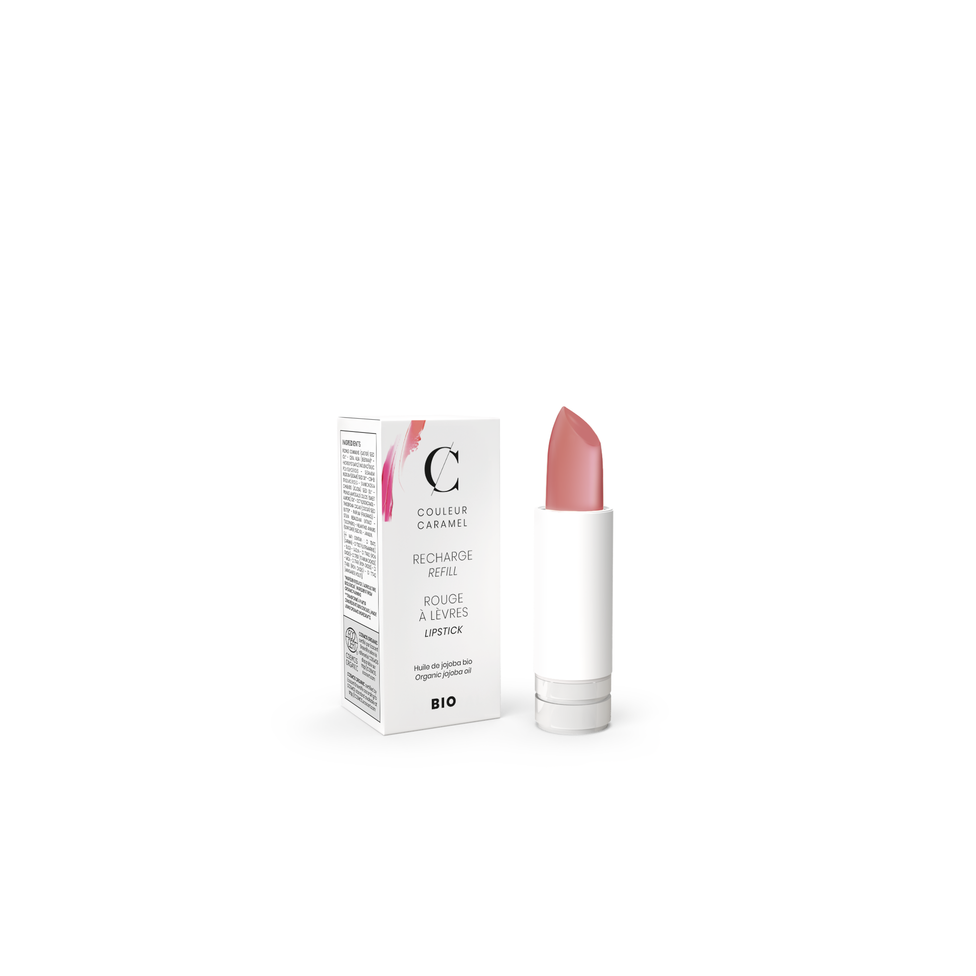 COULEUR CARAMEL Lipstick 天然有機唇膏 #257 ANCIENT ROSE [3.5g]
