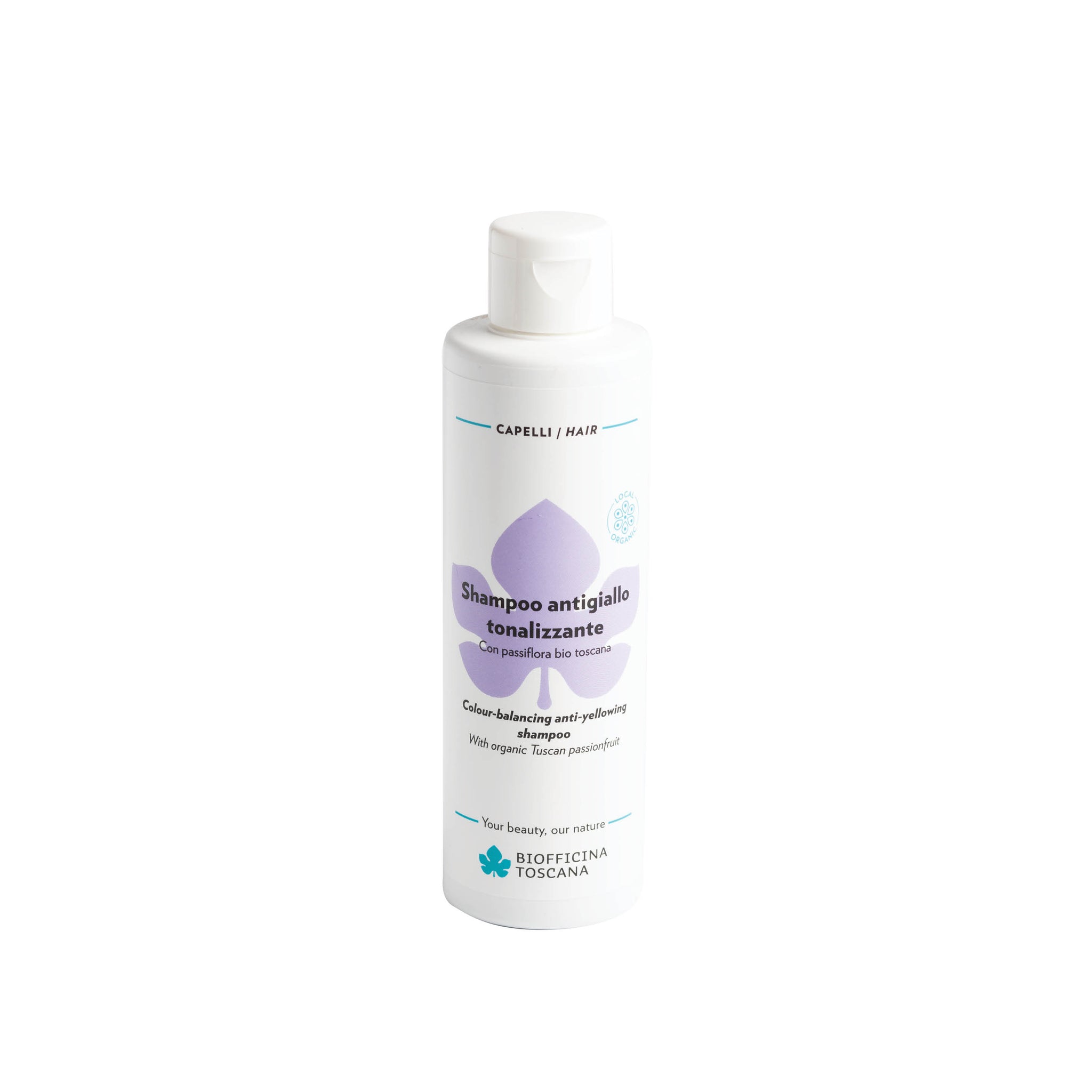 BIOFFICINA TOSCANA Anti-yellowing Shampoo 西番蓮鎖色去黃洗髮露 [200ml]