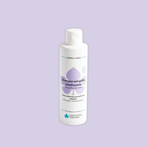 BIOFFICINA TOSCANA Anti-yellowing Shampoo 西番蓮鎖色去黃洗髮露 [200ml]