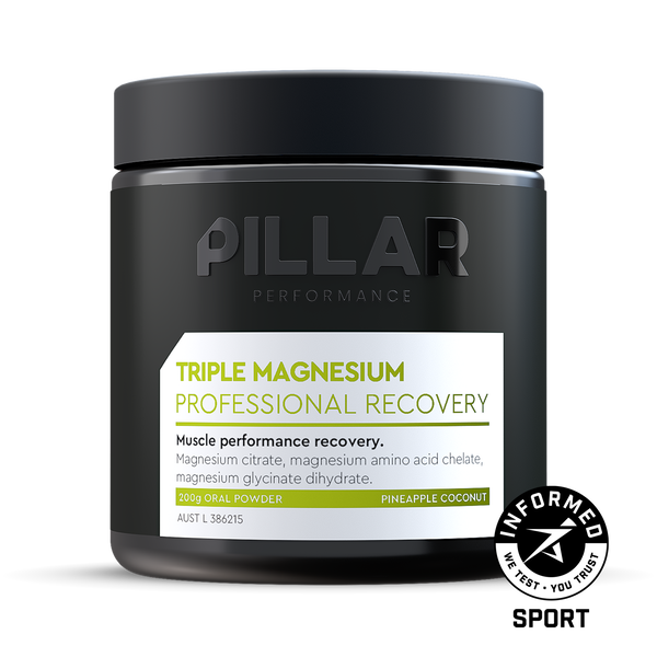 PILLAR Triple Magnesium Powder - Pineapple Coconut [200g]
