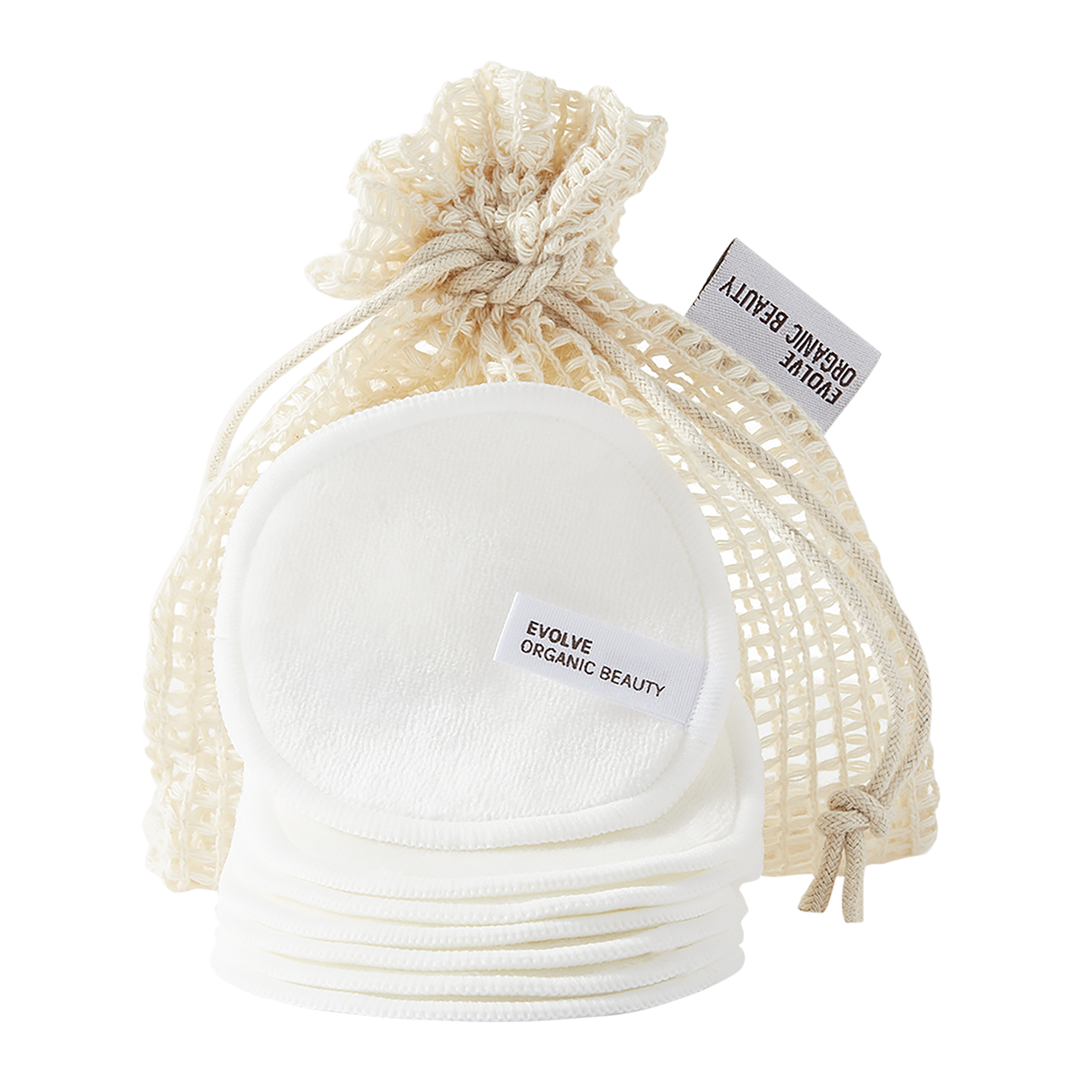 Evolve Bamboo Reusable Makeup Remover Pads 竹纖維卸妝棉 [7pcs]