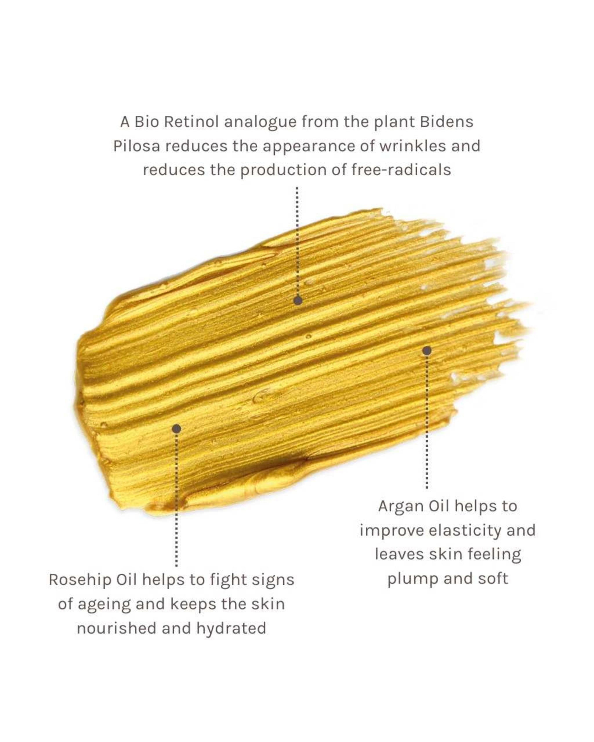 Evolve Bio-Retinol Gold Mask 植物性視黃醇黃金面膜 [60ml]