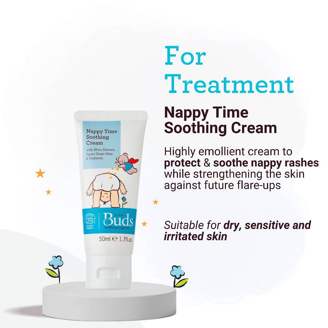 BUDS Nappy Time Soothing Cream 有機尿布疹舒緩膏 [50ml]