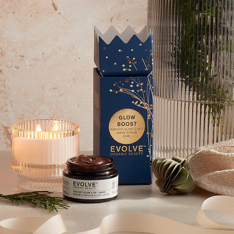 Evolve Glow Boost - 2 in 1 Mask Scrub 二合一煥彩磨砂面膜 [30ml]