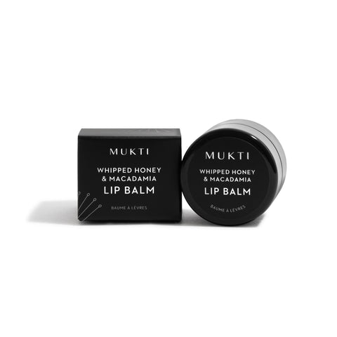 MUKTI Whipped Honey & Macadamia Lip Balm 奢華蜜糖深層滋潤唇膜 【9g】