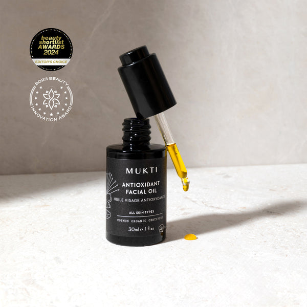 MUKTI Antioxidant Facial Oil 有機抗氧化面部精華油 [30ml]