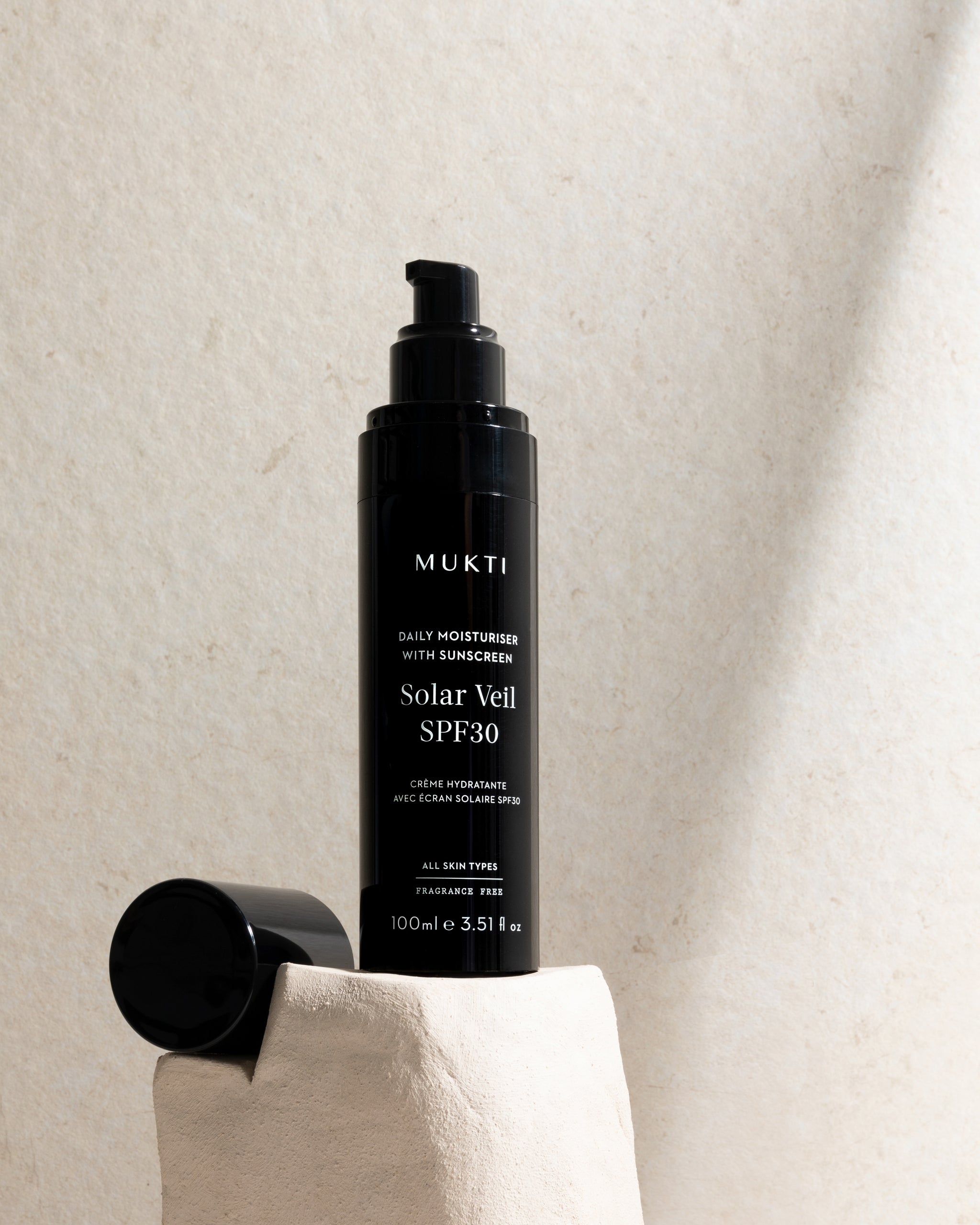 MUKTI Daily Moisturizer SPF30 Solar Veil 有機維C抗藍光潤色防曬乳SPF30 [100ml]