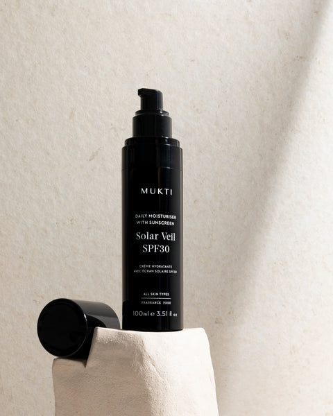 MUKTI Daily Moisturizer SPF30 Solar Veil 有機維C抗藍光潤色防曬乳SPF30 [100ml]