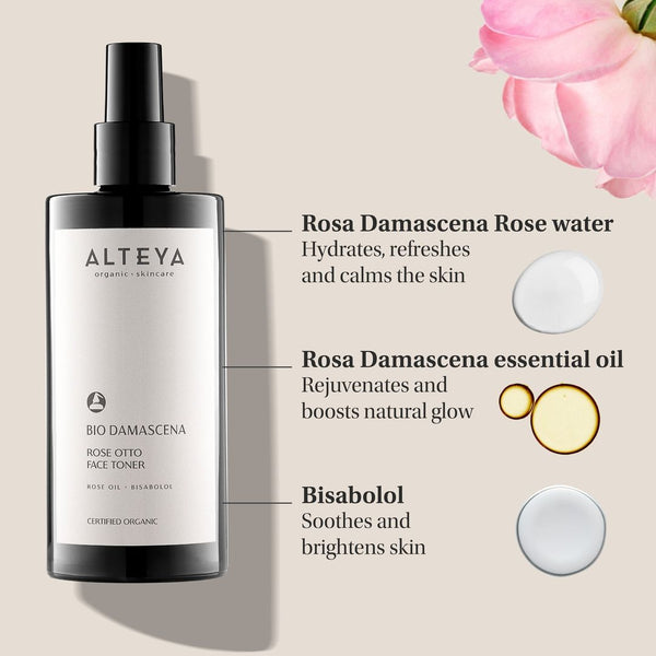 ALTEYA Bio Damascena Organic Rose Otto Facial Toner 有機奧圖玫瑰爽膚水 [200ml]