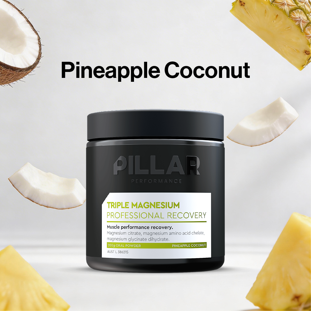 PILLAR Triple Magnesium Powder - Pineapple Coconut [200g]