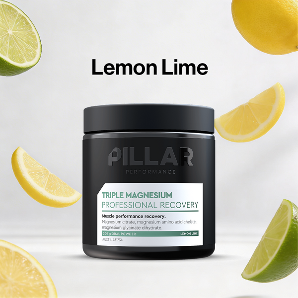 PILLAR Triple Magnesium Powder - Lemon Lime [200g]