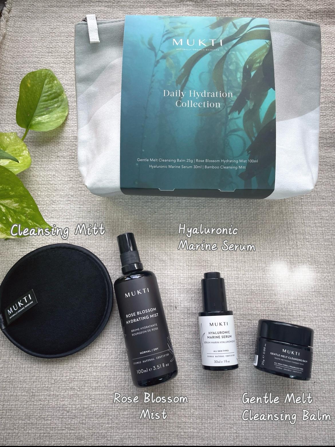 MUKTI Daily Hydration Collection 有機深海爆水套裝