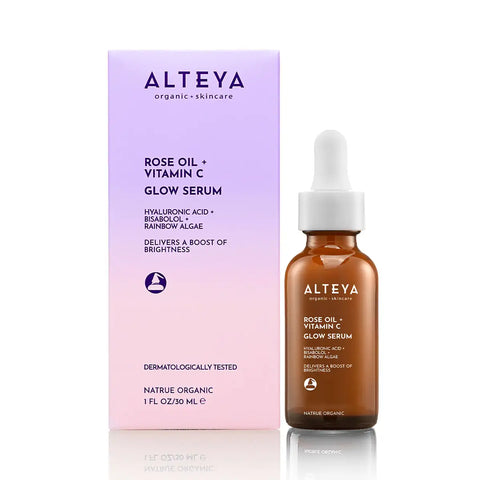 ALTEYA Organic Rose Oil + Vitamin C Glow Serum 有機玫瑰彩虹藻透光亮肌精華 [30ml]