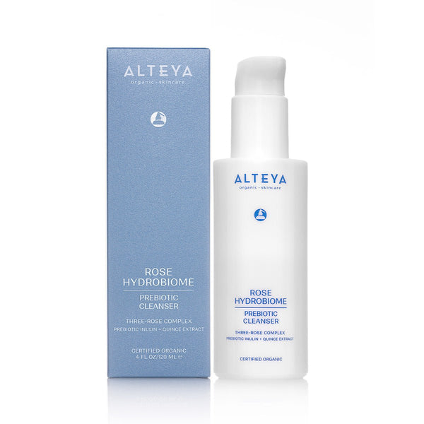 ALTEYA Rose Hydrobiome Prebiotic Cleanser 益生元水潤潔顏乳 [120ml] - MINT Organics