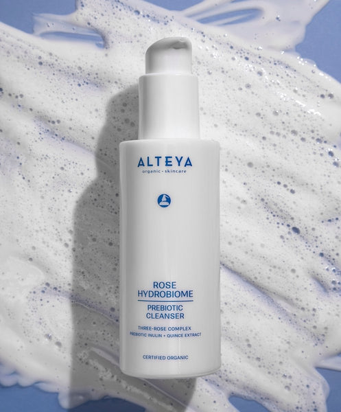 ALTEYA Rose Hydrobiome Prebiotic Cleanser 益生元水潤潔顏乳 [120ml] - MINT Organics