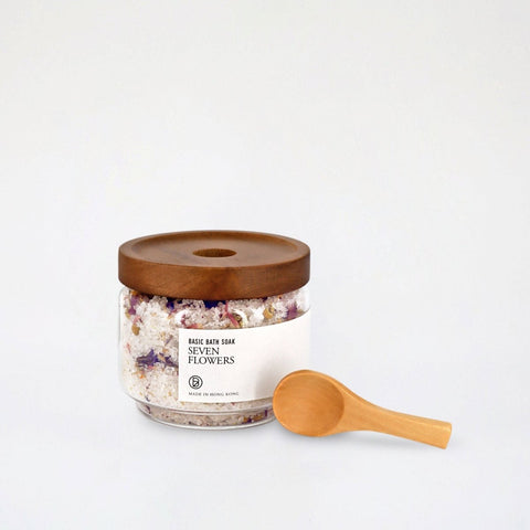 Bathe to Basics Seven Flowers Bath Soak 七色花浴鹽 [220g] - MINT Organics