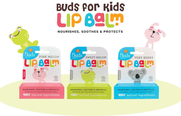 BUDS For Kids Lip Balm 全天然兒童潤唇膏 [1.6g] - MINT Organics