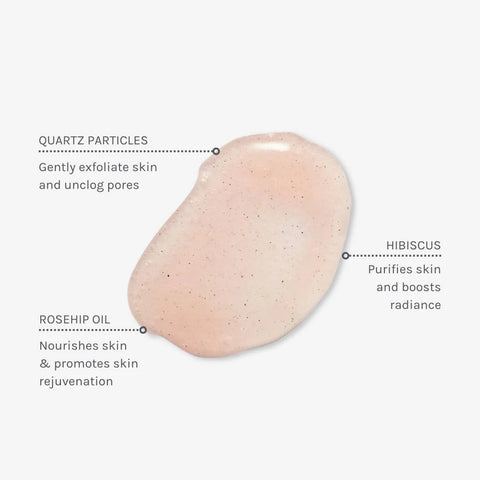 Evolve Rose Quartz Facial Polish 玫瑰石英臉部磨砂膏 [60ml]