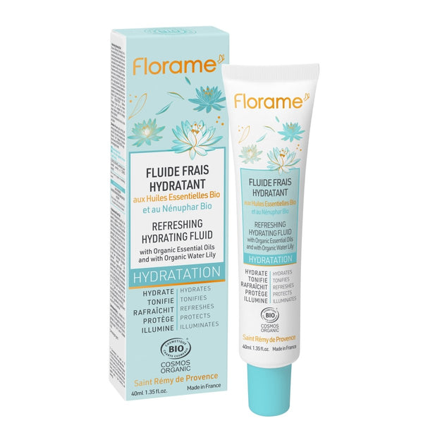 FLORAME Refreshing Hydration Fluid 有機睡蓮保濕輕盈乳液 [40ml] - MINT Organics