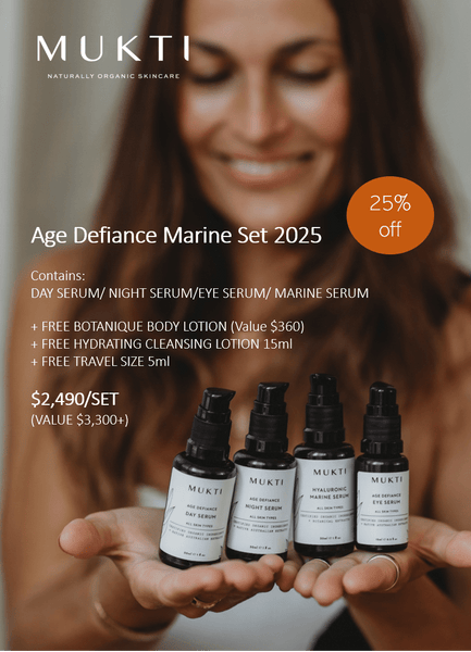 MUKTI Age Defiance Marine Set - MINT Organics