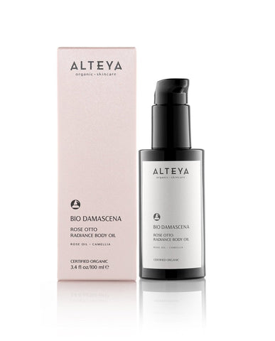 ALTEYA Bio Damascena Rose Otto Radiance Body Oil 有機玫瑰光芒身體油 [100ml] - MINT Organics