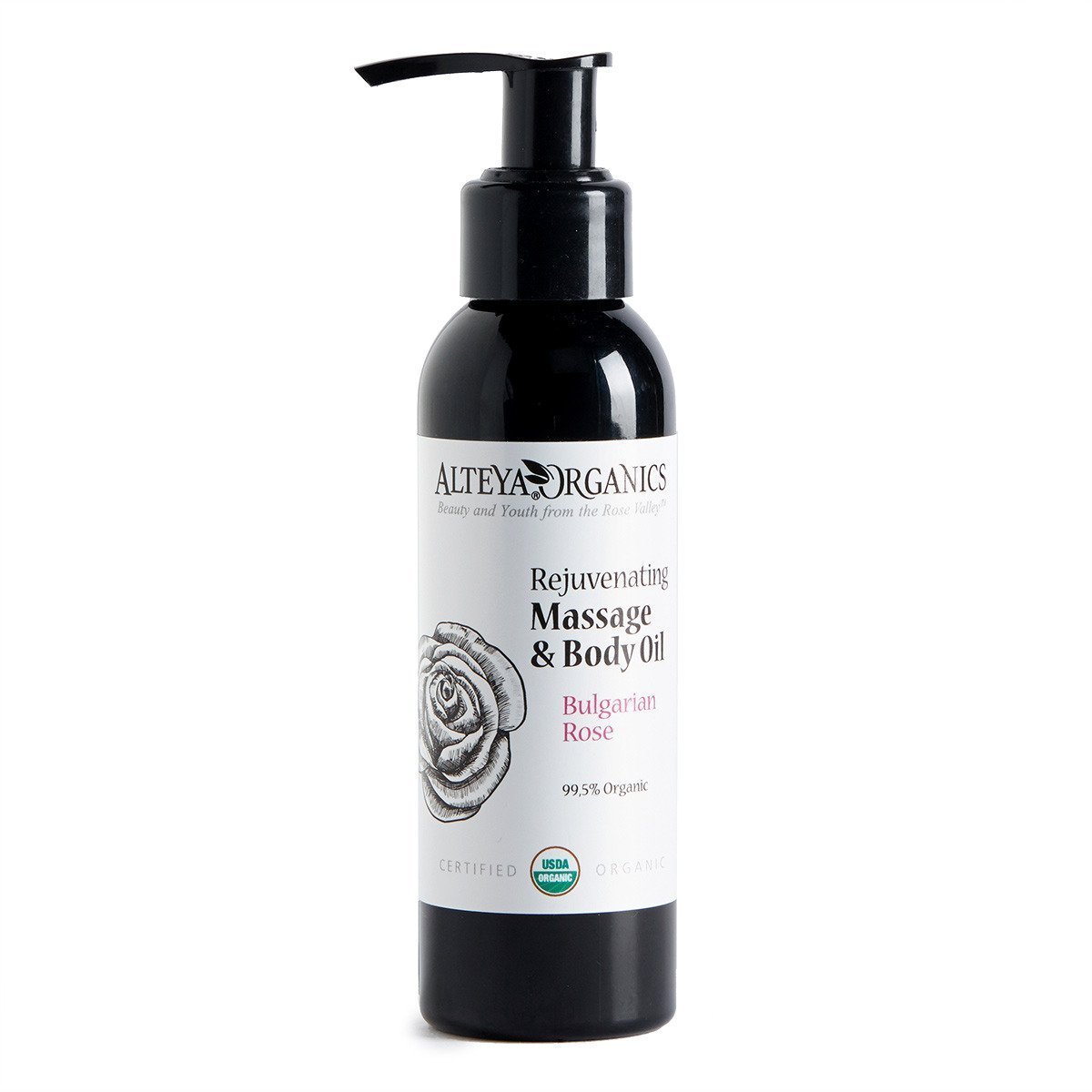 ALTEYA Rose Rejuvenating Massage & Body Oil 保加利亞有機玫瑰身體按摩油 [125ml] - MINT Organics
