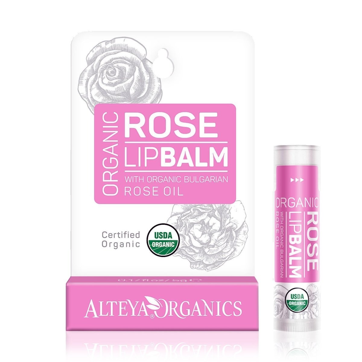ALTEYA Rose Replenishing Lip Balm 保加利亞有機玫瑰潤唇膏 [5g] - MINT Organics