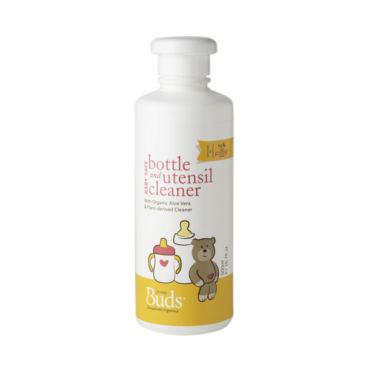 BUDS Baby Safe Bottle & Utensil Cleaner 天然嬰兒用品清潔劑 (浸泡用) [500ml] - MINT Organics