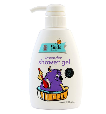 BUDS Lavender Shower Gel 兒童有機薰衣草沐浴液 [350ml] - MINT Organics