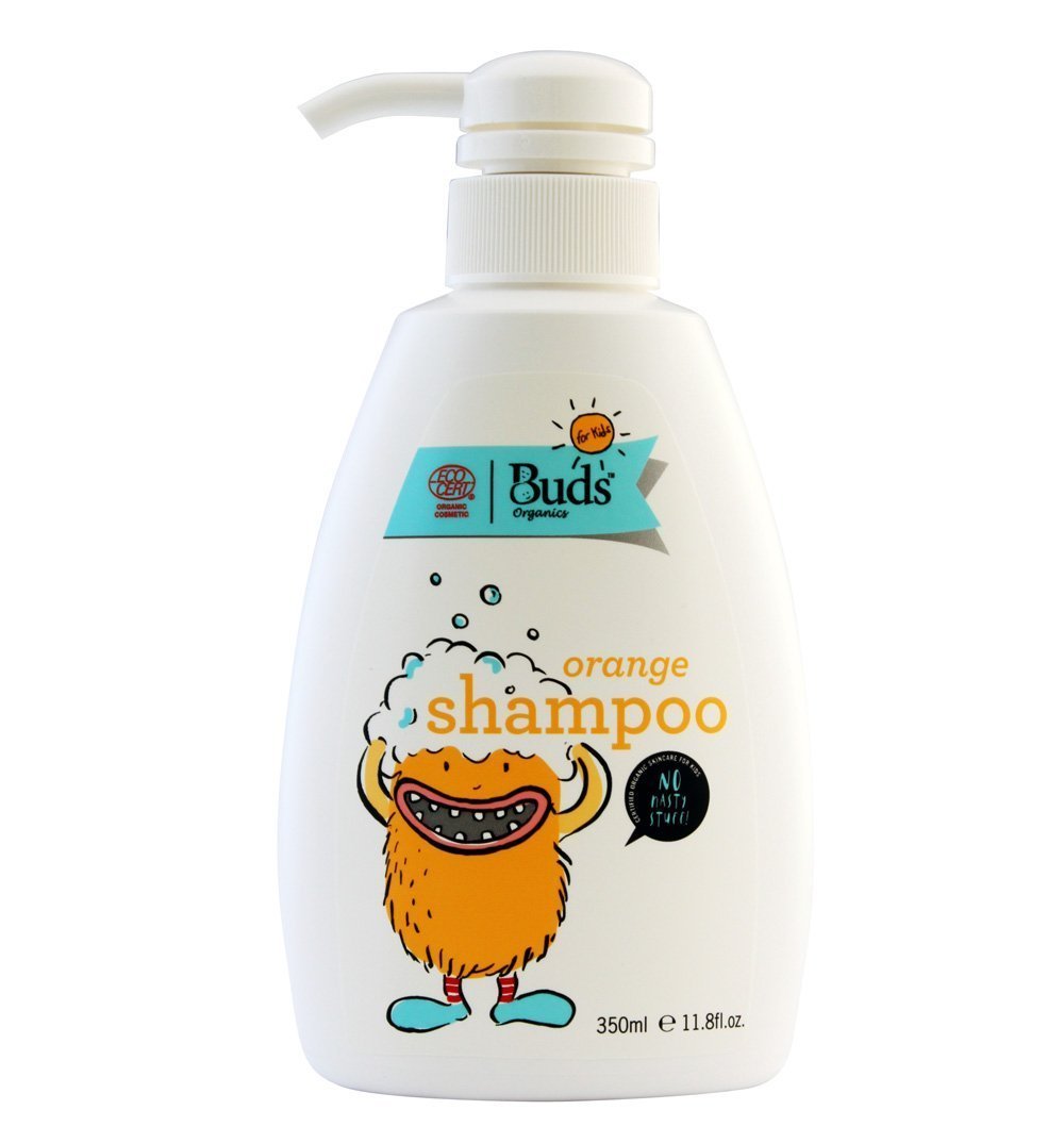 BUDS Orange Shampoo 兒童有機甜橙洗髮水 [350ml] - MINT Organics