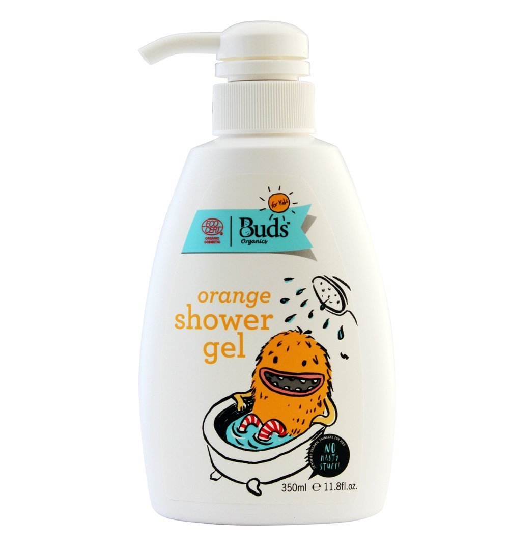 BUDS Orange Shower Gel 兒童有機甜橙沐浴液 [350ml] - MINT Organics