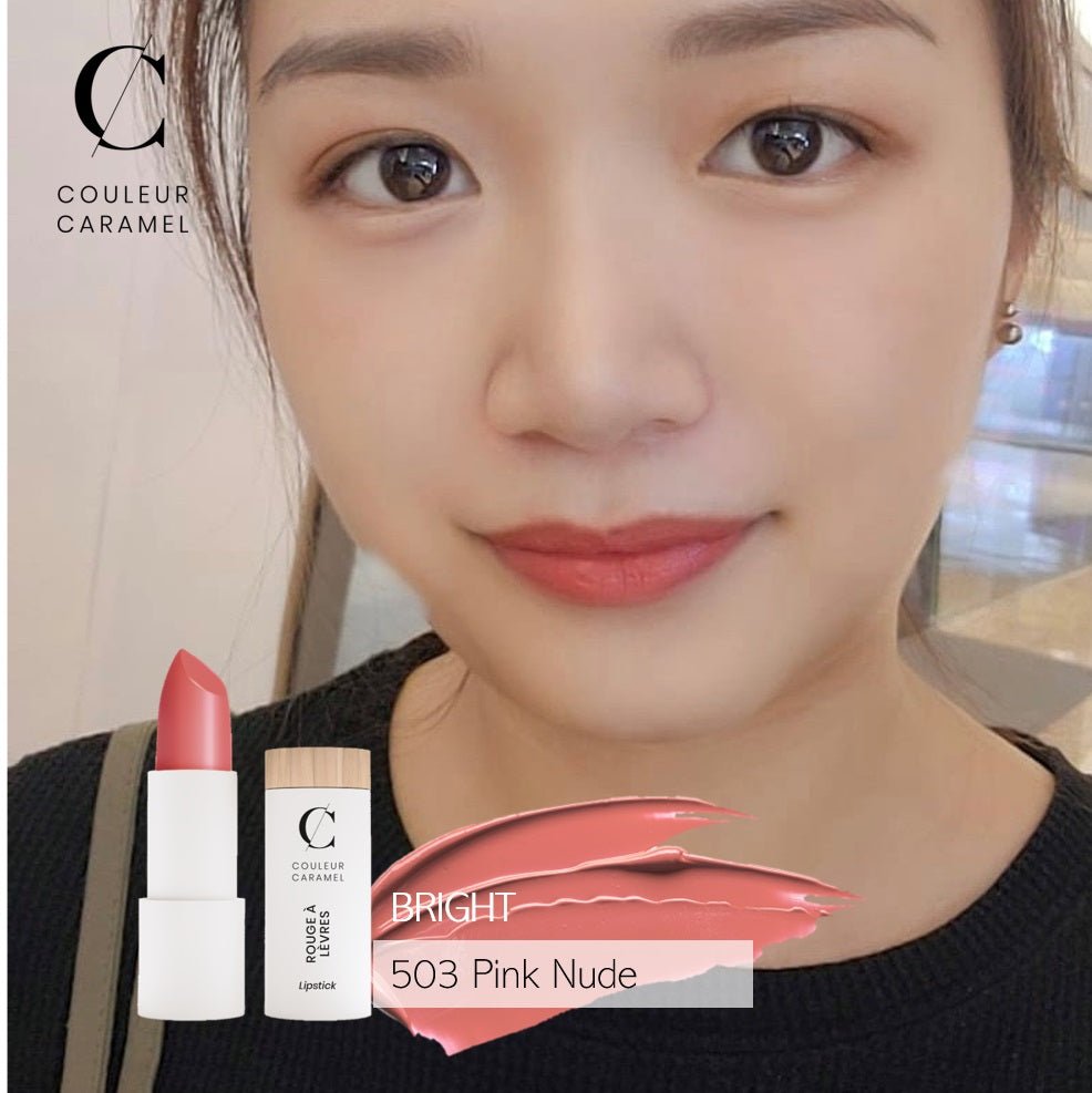 COULEUR CARAMEL Bright Lipstick 天然有機唇膏 (亮彩系列) [3.5g] - MINT Organics