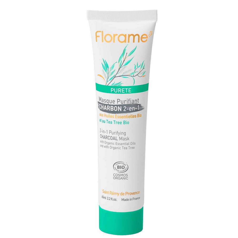 FLORAME 2-in-1 Purifying Charcoal Mask 有機二合一松木炭面膜 [65ml] - MINT Organics