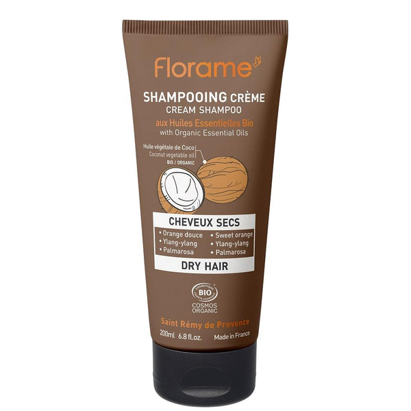 FLORAME Dry Hair Cream Shampoo 有機滋潤洗髮露 [200ml] - MINT Organics