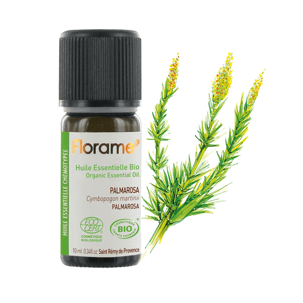 FLORAME Organic Essential Oil - Palmarosa 有機玫瑰草有機精油 [10ml] - MINT Organics