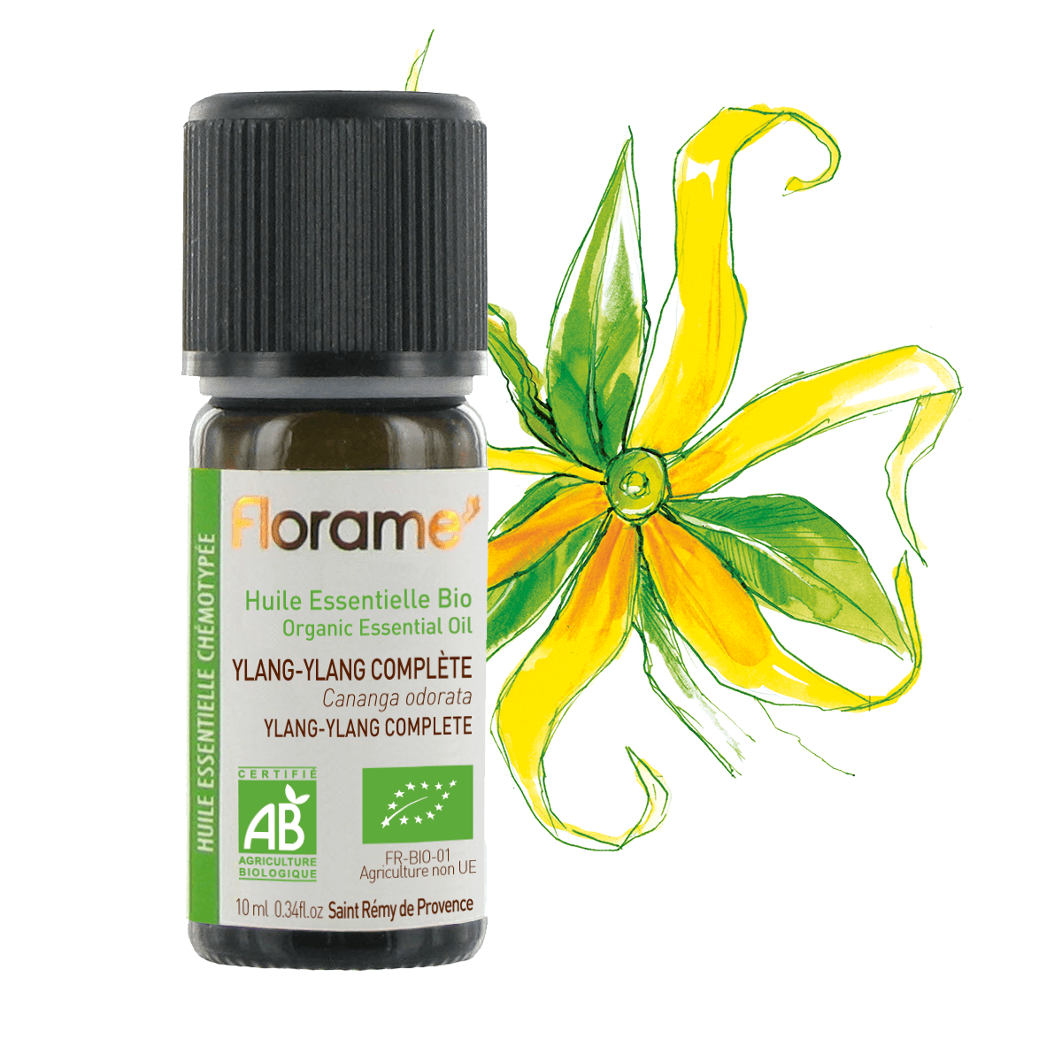 FLORAME Organic Essential Oil - Ylang Ylang 有機依蘭依蘭精油 [10ml] - MINT Organics