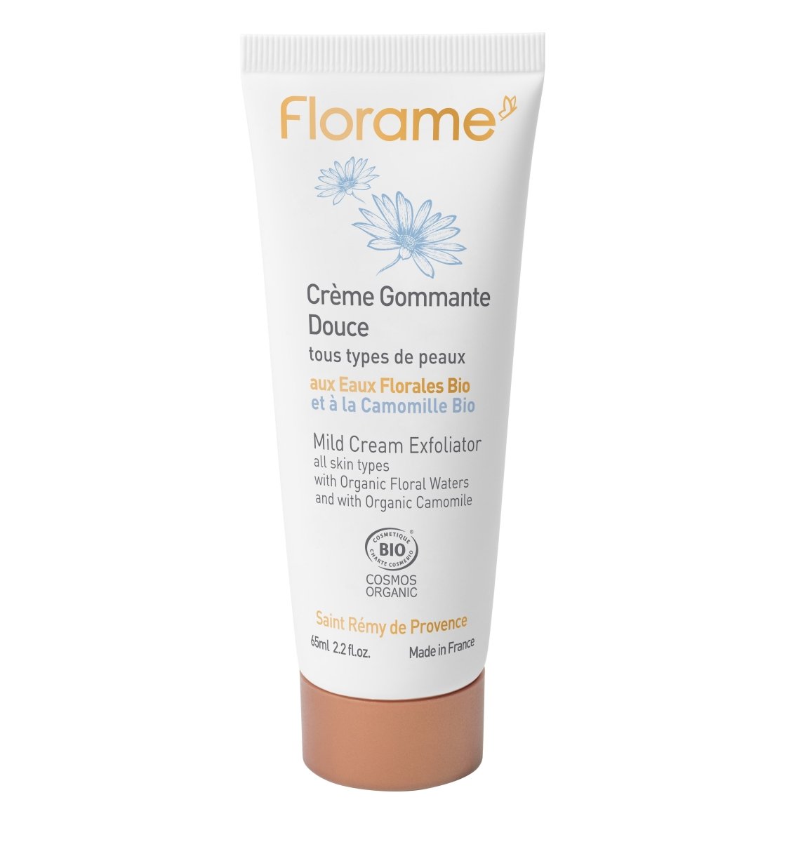 FLORAME Organic Mild Cream Exfoliator 有機輕柔去角質磨砂膏 [65ml] - MINT Organics