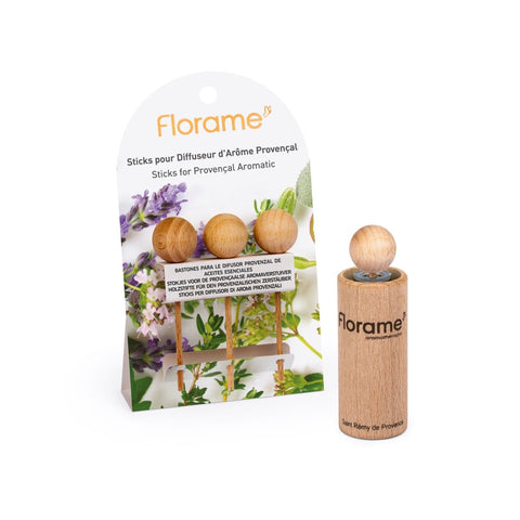 FLORAME Provencal Wooden Diffuser - Wooden Sticks 普羅旺斯香薰精油擴香木棒 - MINT Organics