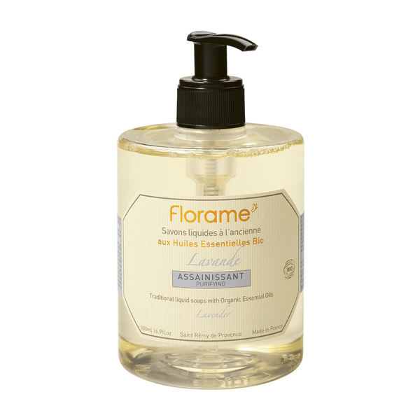 FLORAME Traditional Liquid Soap - Lavender 傳統有機肥皂液 (薰衣草) [500ml] - MINT Organics