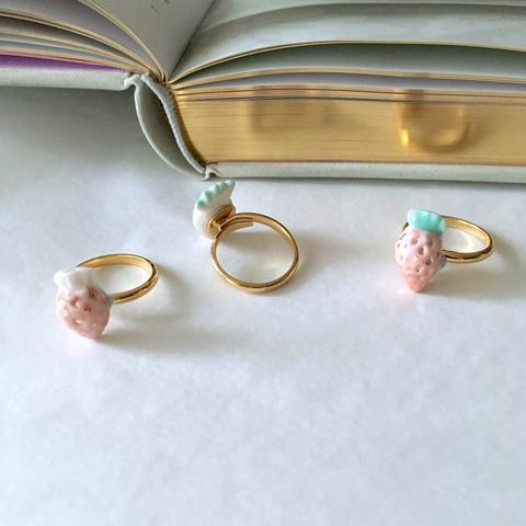 NATACHA PLANO Strawberry Ring - MINT Organics