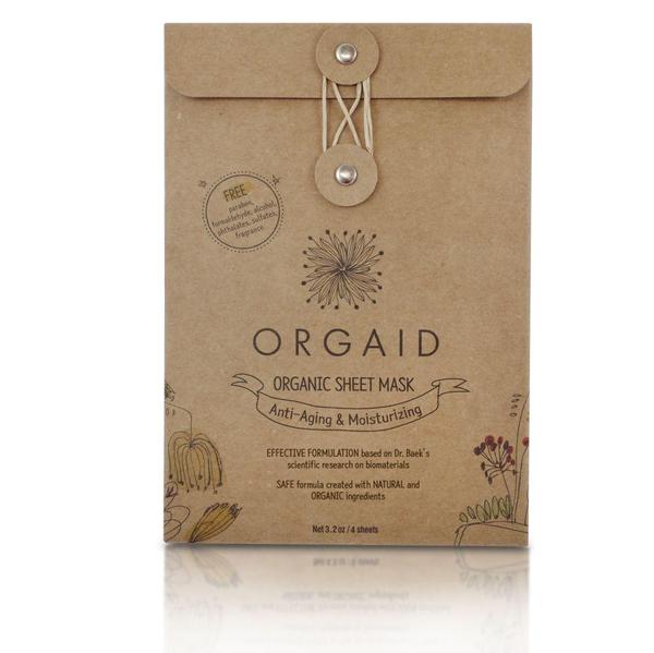 ORGAID Anti-Aging & Moisturizing Organic Sheet Mask 抗皺保濕有機面膜 [4pcs] - MINT Organics