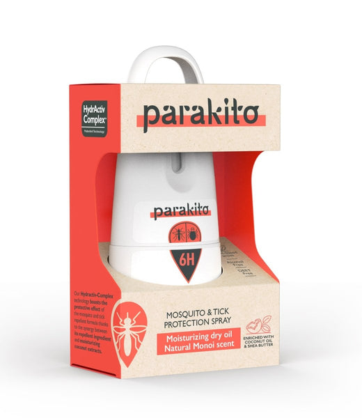 PARAKITO Mosquito & Tick Protection Spray - Moisturizing Dry Oil 防蟲驅蚊噴霧 - 保濕潤膚乾油 [75ml] - MINT Organics