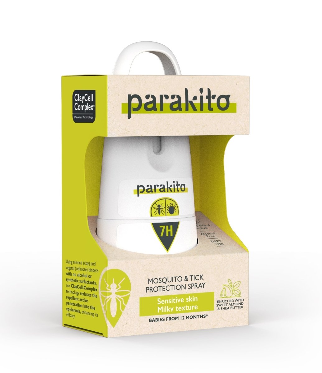 PARAKITO Mosquito & Tick Protection Spray - Sensitive Skin (Family) 防蟲驅蚊噴霧 - 低敏家庭配方 [75ml] - MINT Organics